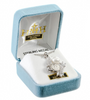 Miraculous Medal with 12 Stars Cubic Set Zircons Sterling Silver