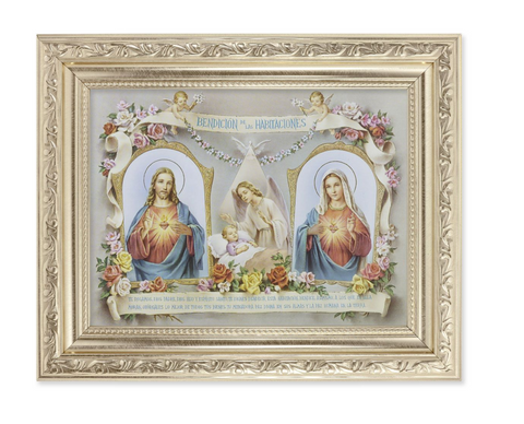 Baby Room Blessing In Spanish Framed