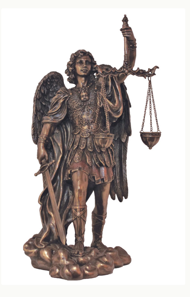 Saint Micheal Scales Of Justice Figure