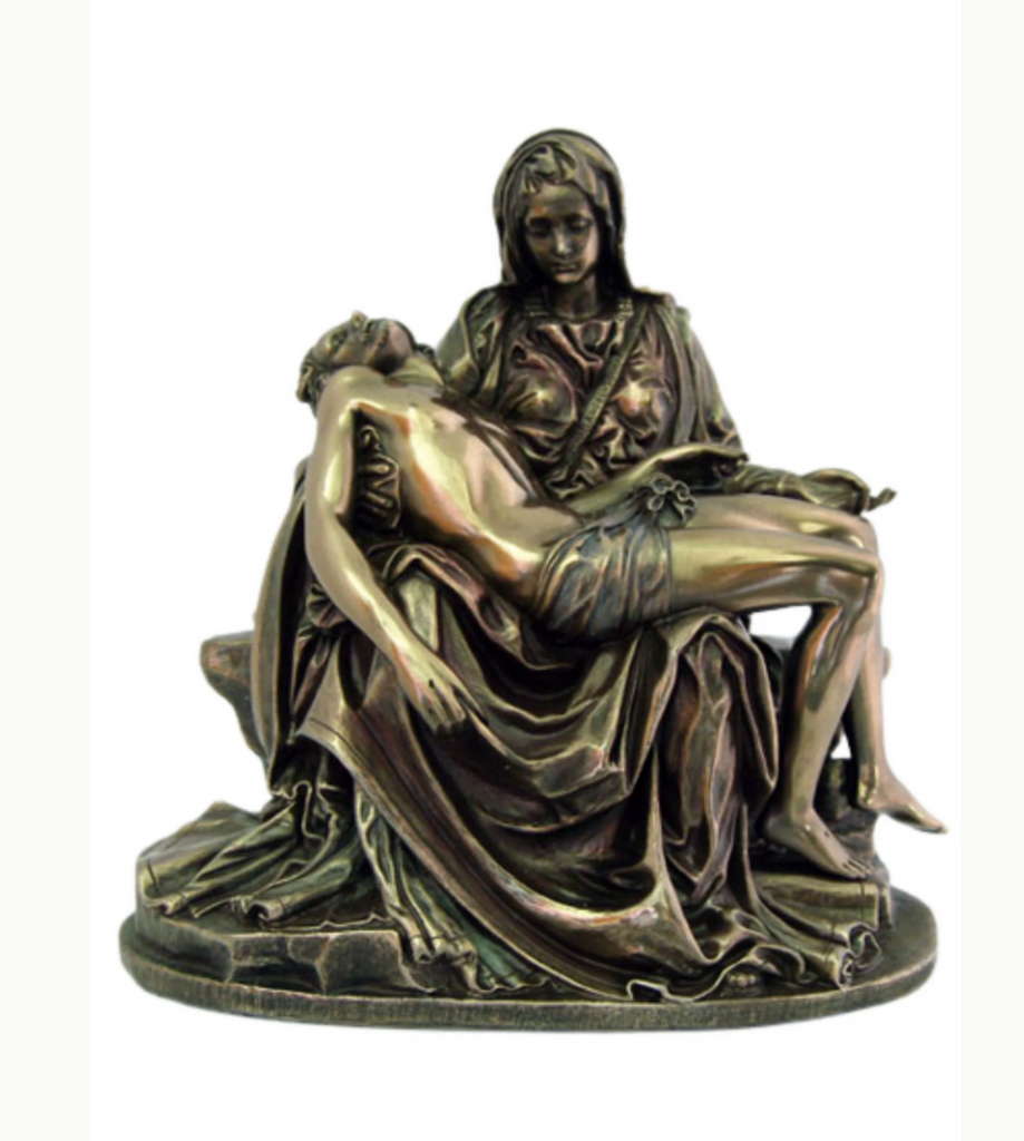 Pieta Statue Jesus with Blessed Mother Mary 
