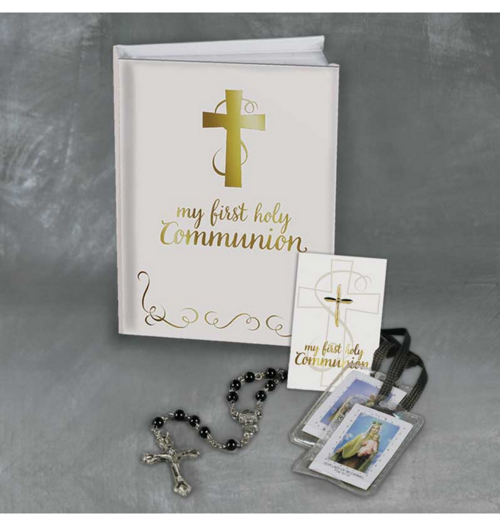 Abundant In Grace boys First Communion Gift Set