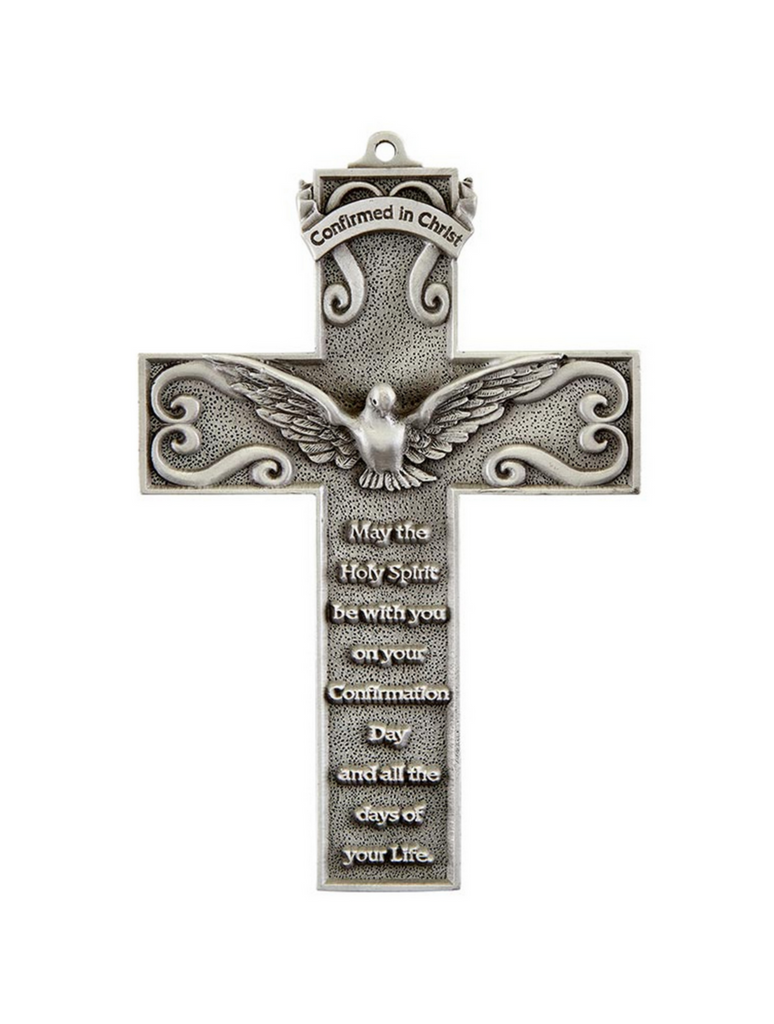 Confirmation Pewter Wall Cross 