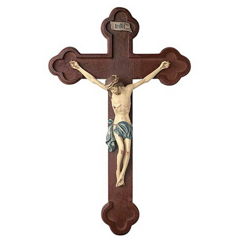 Tomaso Budded Crucifix 10 Inch