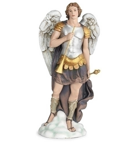Saint Gabriel Figure Hand Painted