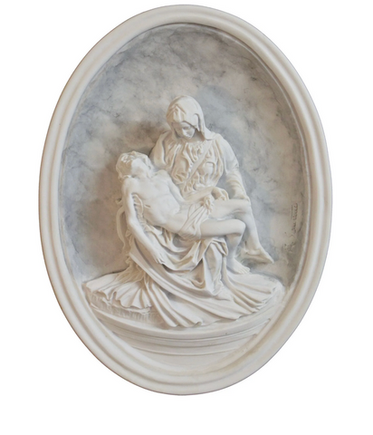 Pieta Wall Plaque Jesus With Mother Mary   Italy