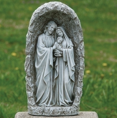 Holy Family Solar Garden Statue