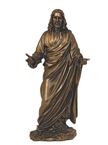 Welcoming Jesus Cold Cast Bronze Figure