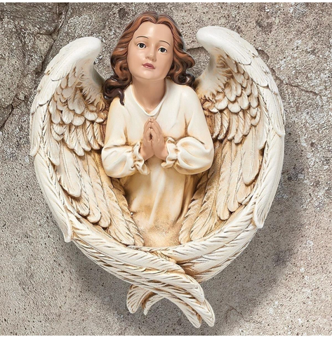 Praying Angel Holy Water Font or Planter
