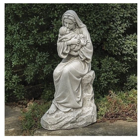 Madonna and Child Garden Statue