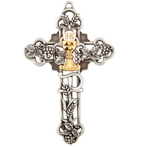 Pewter Communion Gift Cross