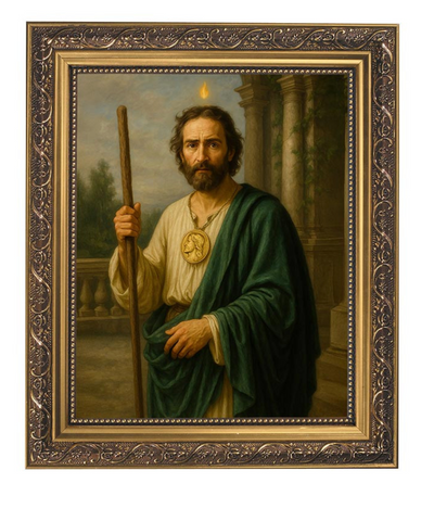 Saint Jude The Miracle Worker Print In Ornate Frame
