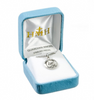 Guardian Angel Protect Me Sterling Silver Devotion Medal On Chain
