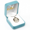 Saint Anthony French Style Sterling Silver Medal On Chain