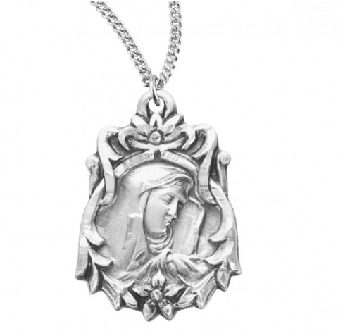 Our Lady of Sorrows Sterling Silver Medal