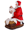 Adoring Santa Nativity Figurine