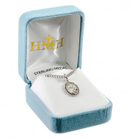 Saint Therese of Lisieux Catholic Sterling Silver Medal