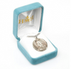 Sterling Silver Sacred Heart of Jesus Medal On Chain