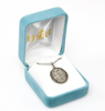 Saint Francis of Assisi Tau Sterling Silver Medal On Chain