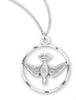 Sterling Silver Holy Spirit Dove Necklace On Chain Confirmation Gift