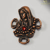 Our Lady of Fatima Rosary with Hematite Beads by Ghirelli