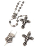 Saint Therese of Lisieux Roses Silver Rosary By Ghirelli