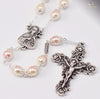 Saint Therese Of Lisieux Silver Plated Rosary plated Rosary By Ghirelli