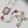 Our Lady Of Lourdes Silver Plated Rosary By Ghirelli