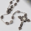 Our Lady of Fatima Silver Plated Rosary By Ghirelli