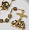 Notre Dame de Paris gold plated Rosary By Ghirelli