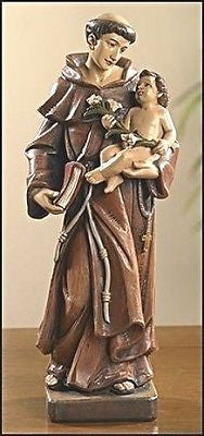 Saint Anthony Statue  with Jesus Christ Child  - Toscana Collection
