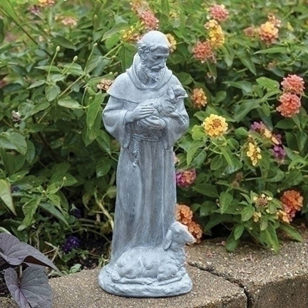 Saint Francis With Animals Garden Statue