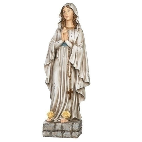 Our Lady of Lourdes Garden Statue 32 Inch Tall