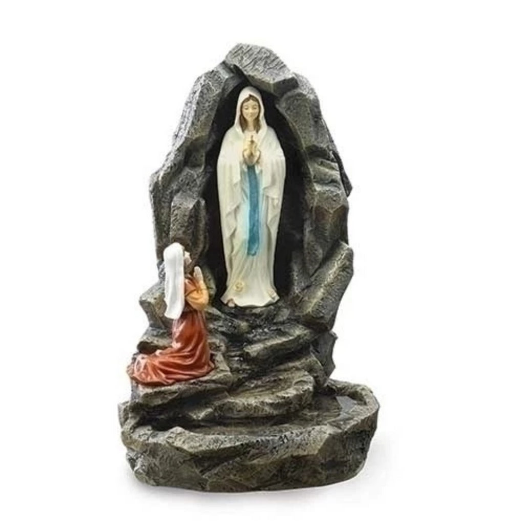Our Lady of Lourdes table top fountain