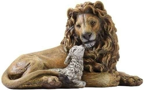 Jesus The Lion And The Lamb Figure Joseph Studios Collection