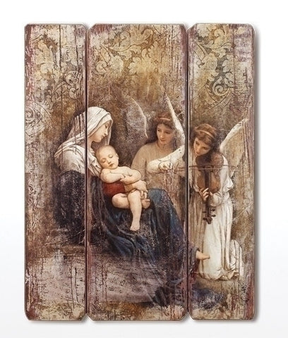 Song Of The Angels Panel Madonna and Child With Angels