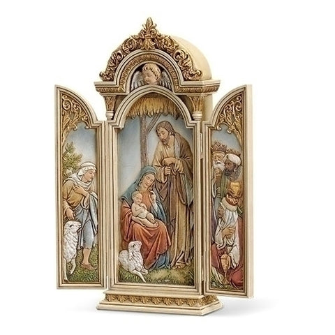 Holy Family Baby Jesus Nativity Triptych
