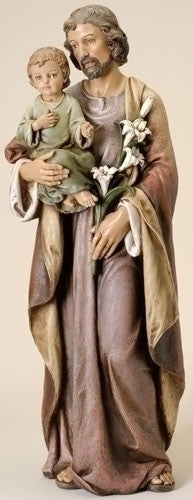 Saint Joseph and Child Jesus Statue 37" Tall