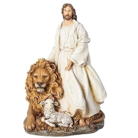 Jesus With Lion Statue  Joseph Studio