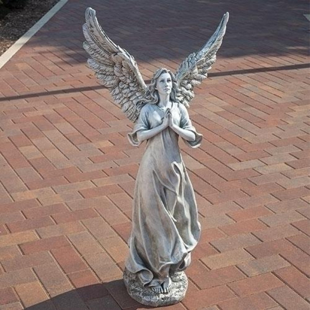 Praying angel memorial figure