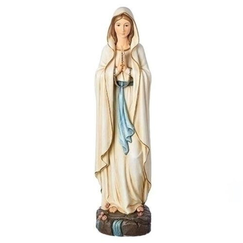 Our Lady of Lourdes Garden Statue 17 Inch Tall