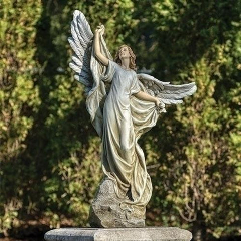 Heavens Angel Garden Memorial Statue 38 Inch Tall