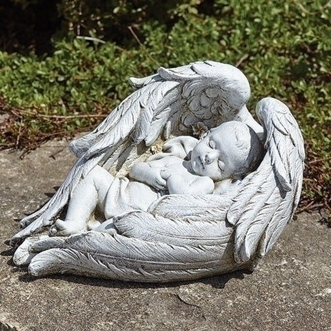 Angel Sleeping In Angel Wings Baby Figure Memorial Miscarriage Gift