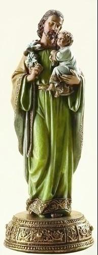 Saint Joseph With Child Jesus Figure Renaissance Collection