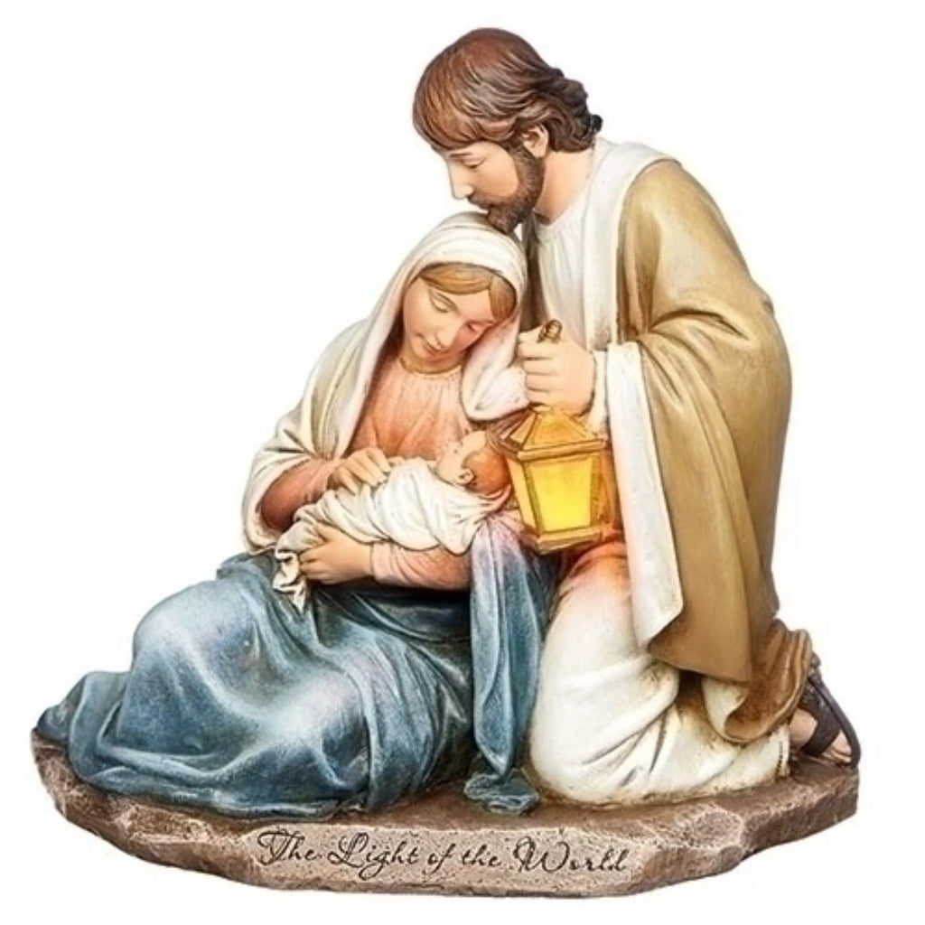 Light of the world holy family statue