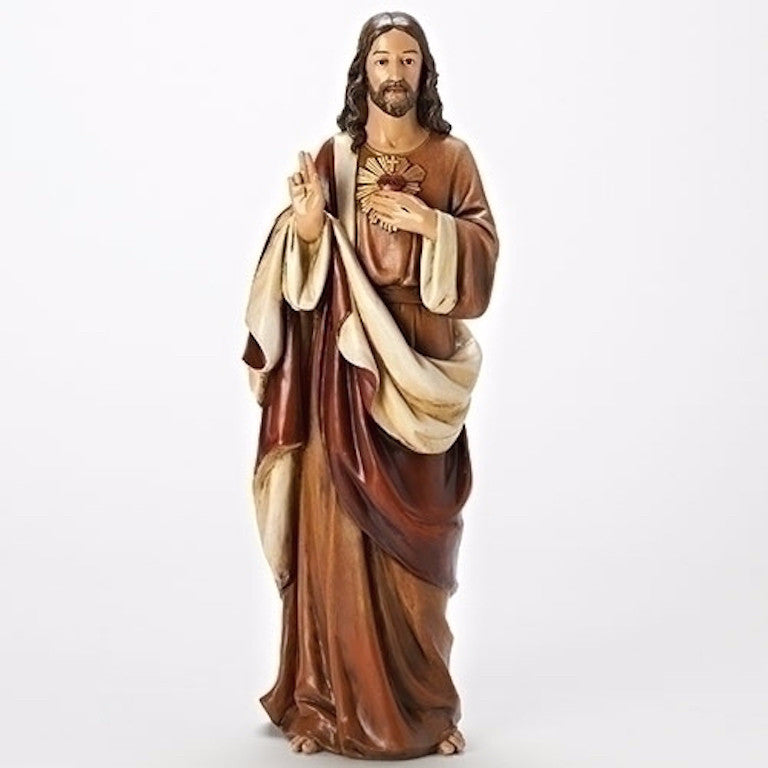 Sacred Heart Of Jesus Statue Renaissance Collection 18 Inch