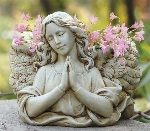 Praying Angel Bust Planter Figure From Joseph Studios