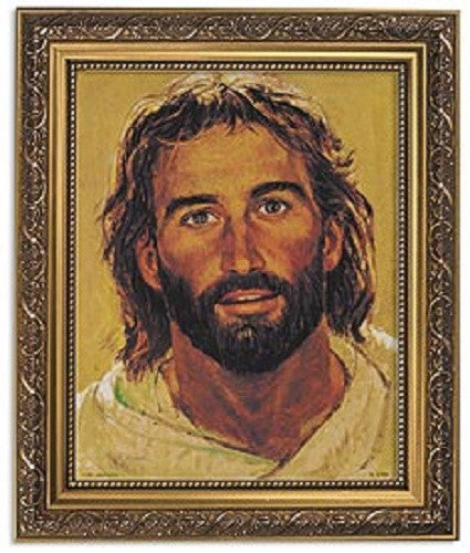 The Face Of Jesus Print By Artist Hook
