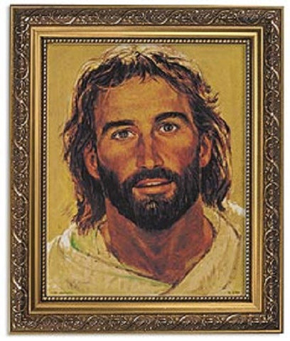 The Face Of Jesus Print By Artist Hook