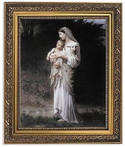 Madonna And Child Innocence Print By Artist Bouguereau