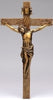 Jesus Antique Style Gold Wall Crucifix   Large size 20" Tall